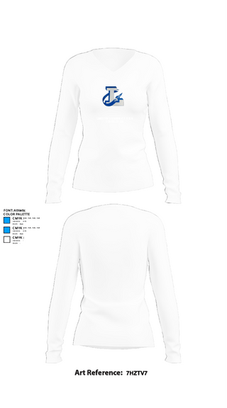 Womens Long Sleeve Vneck Shirt, Limestone Community High School Cheer, Cheer, Teamtime, Team time, sublimation, custom sports apparel, team uniforms, spirit wear, spiritwear, sports uniforms, custom shirts, team store, custom team store, fundraiser sports, apparel fundraiser