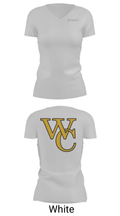 Woodford County High School Golf 78348992 Women's Short Sleeve V-neck Shirt - 19