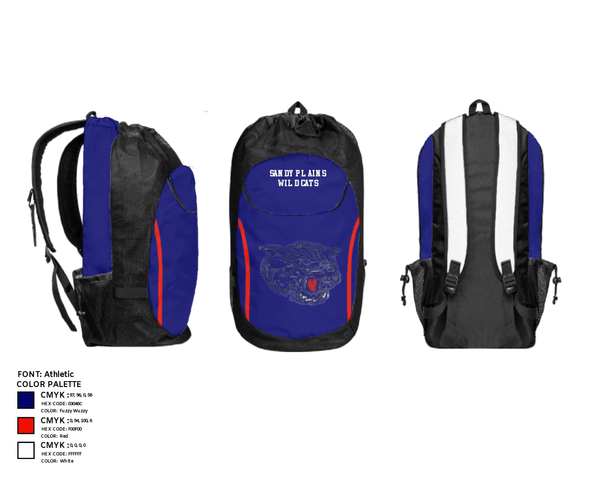 Gear Bag, Sandy Plains Wild Cats, Baseball, Teamtime, Team time, sublimation, custom sports apparel, team uniforms, spirit wear, spiritwear, sports uniforms, custom shirts, team store, custom team store, fundraiser sports, apparel fundraiser