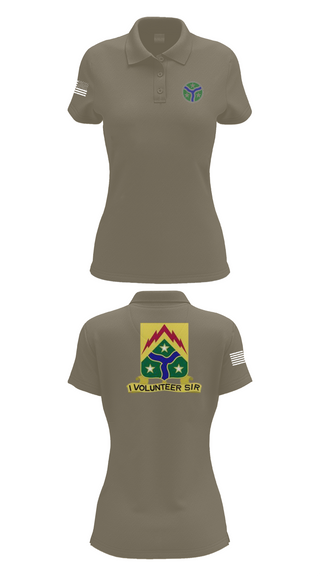 Womens Short Sleeve Performance Polo, 278th Armored Cavalry, Army, Teamtime, Team time, sublimation, custom sports apparel, team uniforms, spirit wear, spiritwear, sports uniforms, custom shirts, team store, custom team store, fundraiser sports, apparel fundraiser