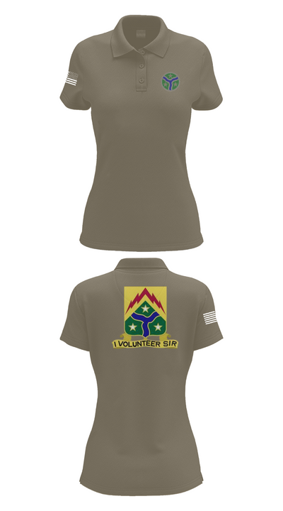 278th Armored Cavalry 65599627 Women's Short Sleeve Performance Polo  - 75