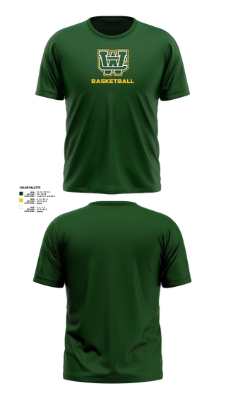 Short Sleeve Performance Shirt, Wilkes Central High School Basketball, Men's Basketball, Teamtime, Team time, sublimation, custom sports apparel, team uniforms, spirit wear, spiritwear, sports uniforms, custom shirts, team store, custom team store, fundraiser sports, apparel fundraiser