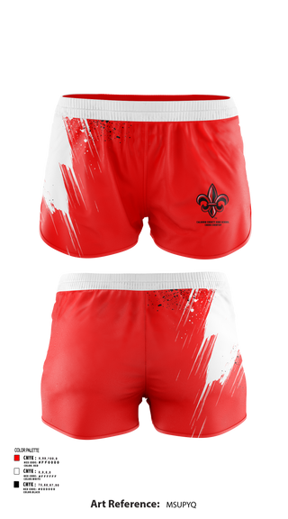 Womens Shorts, Calhoun County High School Cross Country, Cross Country, Teamtime, Team time, sublimation, custom sports apparel, team uniforms, spirit wear, spiritwear, sports uniforms, custom shirts, team store, custom team store, fundraiser sports, apparel fundraiser
