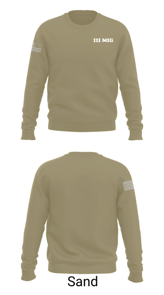 Crew Neck Sweatshirt, III MIG, , Teamtime, Team time, sublimation, custom sports apparel, team uniforms, spirit wear, spiritwear, sports uniforms, custom shirts, team store, custom team store, fundraiser sports, apparel fundraiser