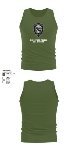 Tank Top, Morristown Police Department, Police, Teamtime, Team time, sublimation, custom sports apparel, team uniforms, spirit wear, spiritwear, sports uniforms, custom shirts, team store, custom team store, fundraiser sports, apparel fundraiser