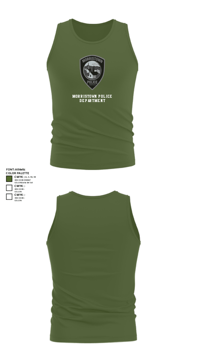 Morristown Police Department 25451199 Tank Top - 56