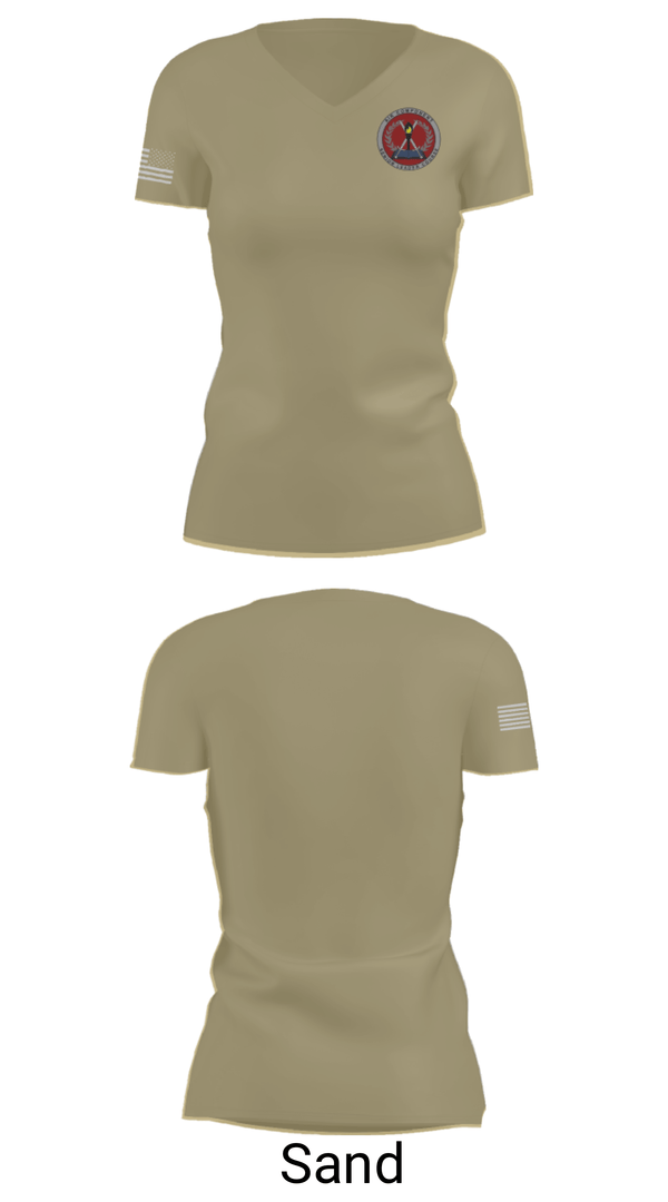 Women's Short Sleeve Vneck Shirt, 705 TRS, Air Force, Teamtime, Team time, sublimation, custom sports apparel, team uniforms, spirit wear, spiritwear, sports uniforms, custom shirts, team store, custom team store, fundraiser sports, apparel fundraiser