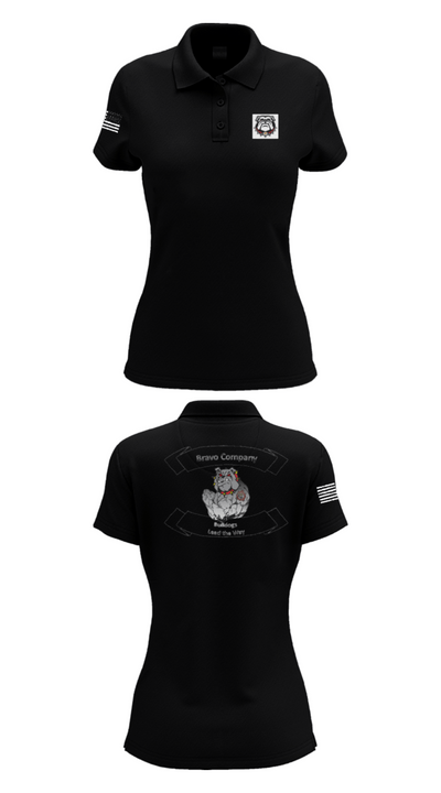 16TH ordnance Bravo Company 57552298 Women's Short Sleeve Performance Polo  - 35
