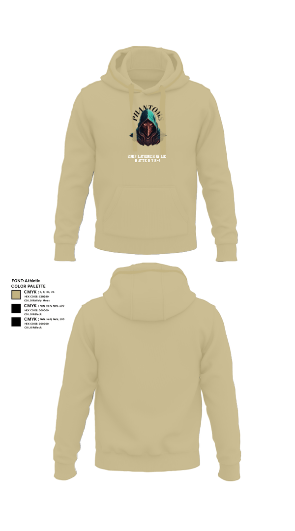 Hoodie, 2nd Platoon Charlie Battery 5-4, Army, Teamtime, Team time, sublimation, custom sports apparel, team uniforms, spirit wear, spiritwear, sports uniforms, custom shirts, team store, custom team store, fundraiser sports, apparel fundraiser