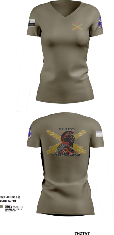 ALPHA ROCK 20137343 Women's Short Sleeve V-neck Shirt - 252