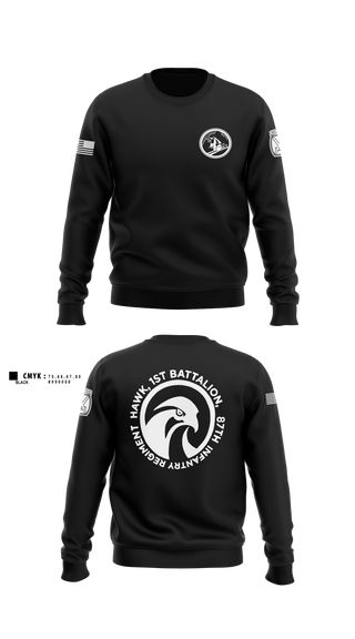Crew Neck Sweatshirt, Diesel, 3-71CAV, Army, Teamtime, Team time, sublimation, custom sports apparel, team uniforms, spirit wear, spiritwear, sports uniforms, custom shirts, team store, custom team store, fundraiser sports, apparel fundraiser
