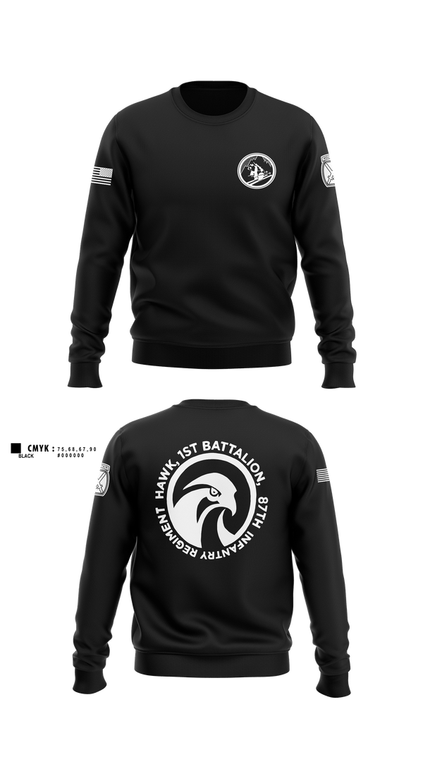 Crew Neck Sweatshirt, Diesel, 3-71CAV, Army, Teamtime, Team time, sublimation, custom sports apparel, team uniforms, spirit wear, spiritwear, sports uniforms, custom shirts, team store, custom team store, fundraiser sports, apparel fundraiser