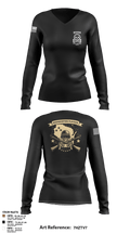 377th SMC 21529568 Women's Long Sleeve V-neck Shirt -1 108