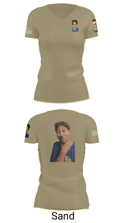 Quasar 99-Q 24782003 Women's Short Sleeve V-neck Shirt - 84