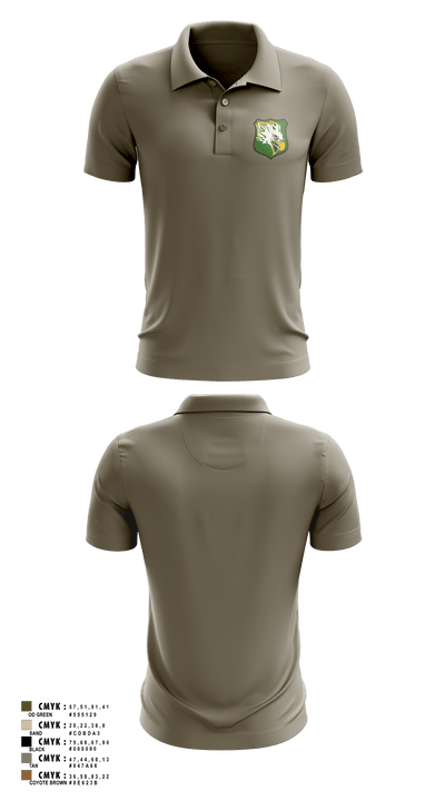 EASTERN MICHIGAN UNIVERSITY ROTC 943753 Short Sleeve Performance Polo - 4