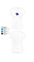 Mountain Valley Middle School Basketball 93258395 Women's Short Sleeve V-neck Shirt - 18