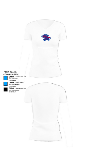 Womens Short Sleeve Vneck Shirt, Mountain Valley Middle School Basketball, Women's Basketball, Teamtime, Team time, sublimation, custom sports apparel, team uniforms, spirit wear, spiritwear, sports uniforms, custom shirts, team store, custom team store, fundraiser sports, apparel fundraiser