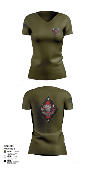Womens Short Sleeve Vneck Shirt, 3rd AABN MTU, Marines, Teamtime, Team time, sublimation, custom sports apparel, team uniforms, spirit wear, spiritwear, sports uniforms, custom shirts, team store, custom team store, fundraiser sports, apparel fundraiser