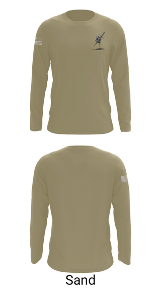 Long Sleeve Performance Shirt, B Btry 2142, National Guard, Teamtime, Team time, sublimation, custom sports apparel, team uniforms, spirit wear, spiritwear, sports uniforms, custom shirts, team store, custom team store, fundraiser sports, apparel fundraiser