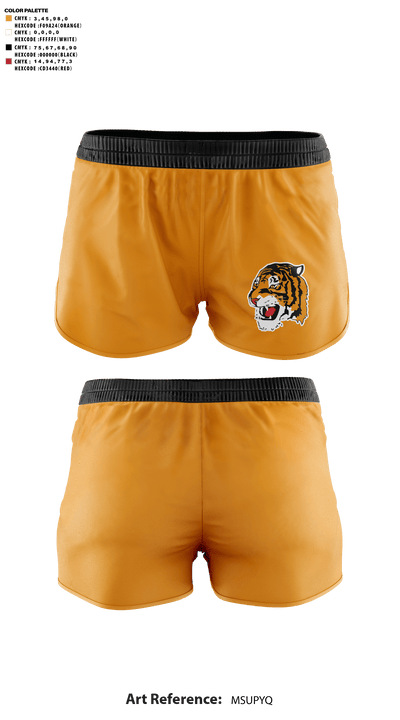 Canton High School Cross Country 86007076 Women's Shorts - 41