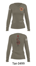 98th Expeditionary Signal Battalion 25845475 Women's Long Sleeve V-neck Shirt - 77