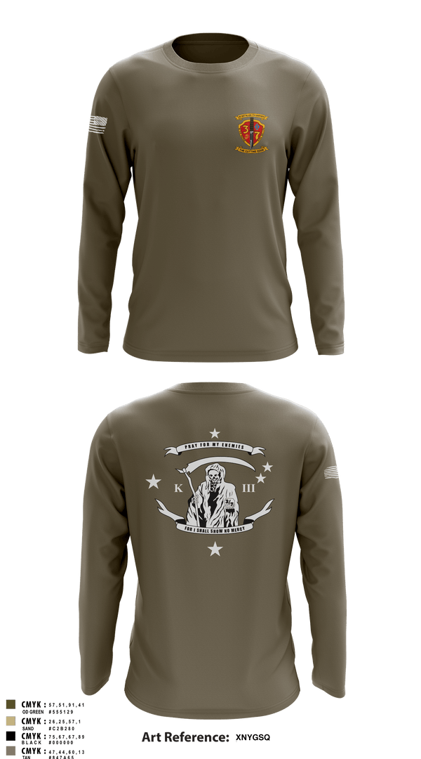 Long Sleeve Performance Shirt, V3/7, Marines, Teamtime, Team time, sublimation, custom sports apparel, team uniforms, spirit wear, spiritwear, sports uniforms, custom shirts, team store, custom team store, fundraiser sports, apparel fundraiser