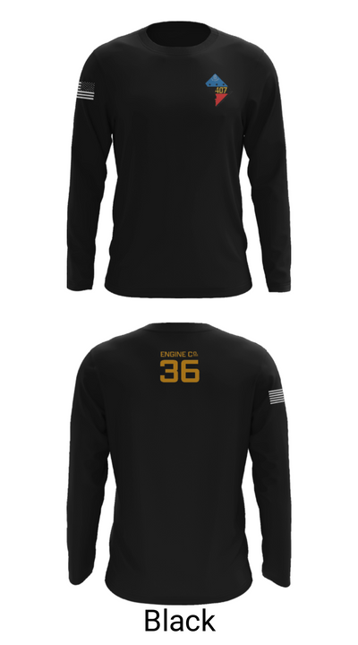 Rescue Engine 56DCFD RTC407 9148046 Long Sleeve Performance Shirt - 26