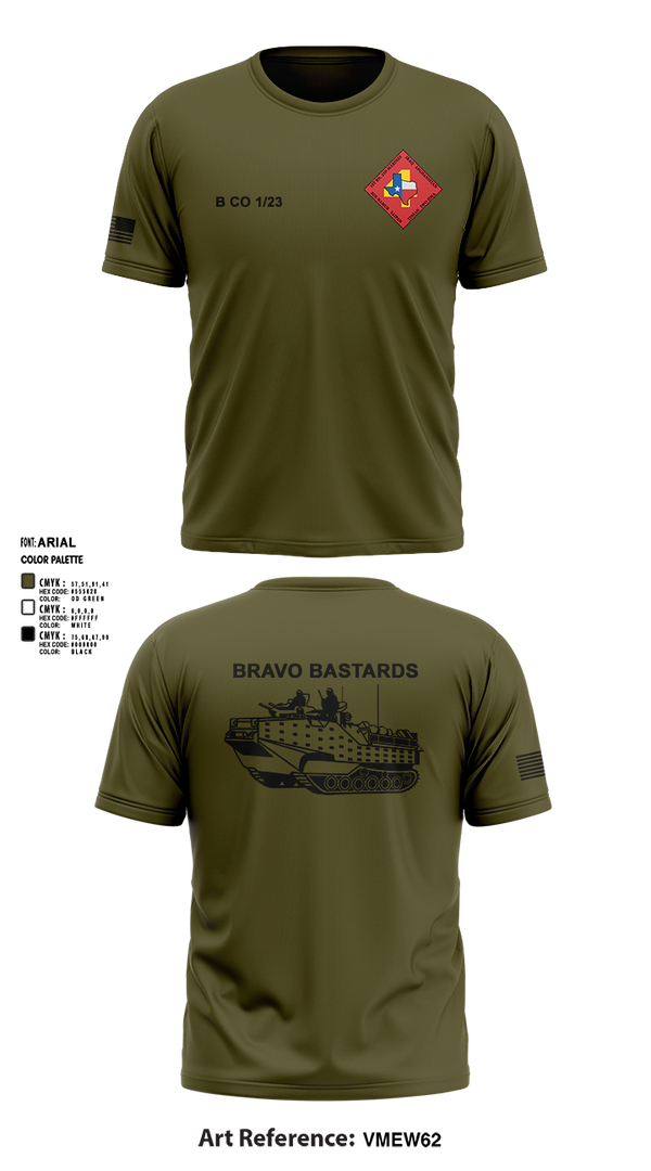 Short Sleeve Performance Shirt, Bravo 1/23 63480397, Marines, Teamtime, Team time, sublimation, custom sports apparel, team uniforms, spirit wear, spiritwear, sports uniforms, custom shirts, team store, custom team store, fundraiser sports, apparel fundraiser