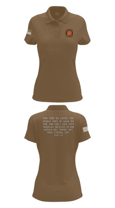 O311 60361222 Women's Short Sleeve Performance Polo  - 15