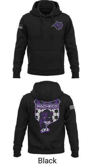 Hoodie, Pacheco High School Soccer, Men's Soccer, Teamtime, Team time, sublimation, custom sports apparel, team uniforms, spirit wear, spiritwear, sports uniforms, custom shirts, team store, custom team store, fundraiser sports, apparel fundraiser