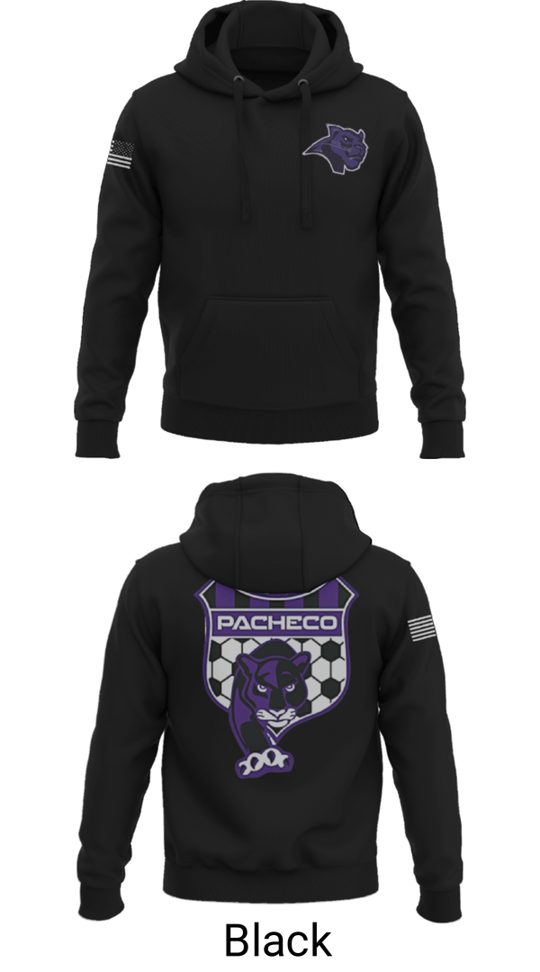 Hoodie, Pacheco High School Soccer, Men's Soccer, Teamtime, Team time, sublimation, custom sports apparel, team uniforms, spirit wear, spiritwear, sports uniforms, custom shirts, team store, custom team store, fundraiser sports, apparel fundraiser
