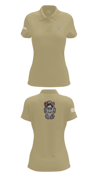 Womens Short Sleeve Performance Polo, 12th Dental Co, Navy, Teamtime, Team time, sublimation, custom sports apparel, team uniforms, spirit wear, spiritwear, sports uniforms, custom shirts, team store, custom team store, fundraiser sports, apparel fundraiser