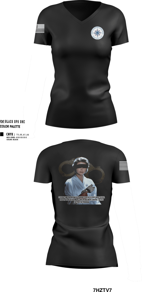 Womens Short Sleeve Vneck Shirt, MARDET Fort Leonard Wood Basic Military Police School House (FLW) INIWIC, Police, Teamtime, Team time, sublimation, custom sports apparel, team uniforms, spirit wear, spiritwear, sports uniforms, custom shirts, team store, custom team store, fundraiser sports, apparel fundraiser