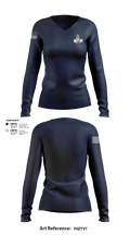 O.T.S.S. 87807214 Women's Long Sleeve V-neck Shirt - 3