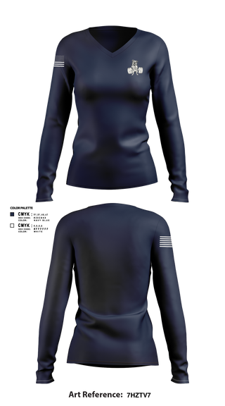 Womens Long Sleeve Vneck Shirt, O.T.S.S., , Teamtime, Team time, sublimation, custom sports apparel, team uniforms, spirit wear, spiritwear, sports uniforms, custom shirts, team store, custom team store, fundraiser sports, apparel fundraiser