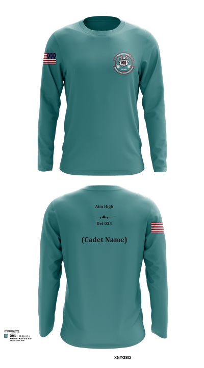 Detachment 035 78200386 Long Sleeve Performance Shirt 110