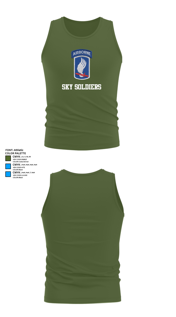 Tank Top, Sky Soldiers, , Teamtime, Team time, sublimation, custom sports apparel, team uniforms, spirit wear, spiritwear, sports uniforms, custom shirts, team store, custom team store, fundraiser sports, apparel fundraiser