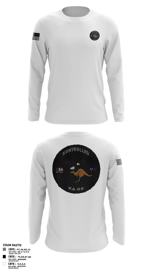 Long Sleeve Performance Shirt, Kontrolled Kaos, , Teamtime, Team time, sublimation, custom sports apparel, team uniforms, spirit wear, spiritwear, sports uniforms, custom shirts, team store, custom team store, fundraiser sports, apparel fundraiser
