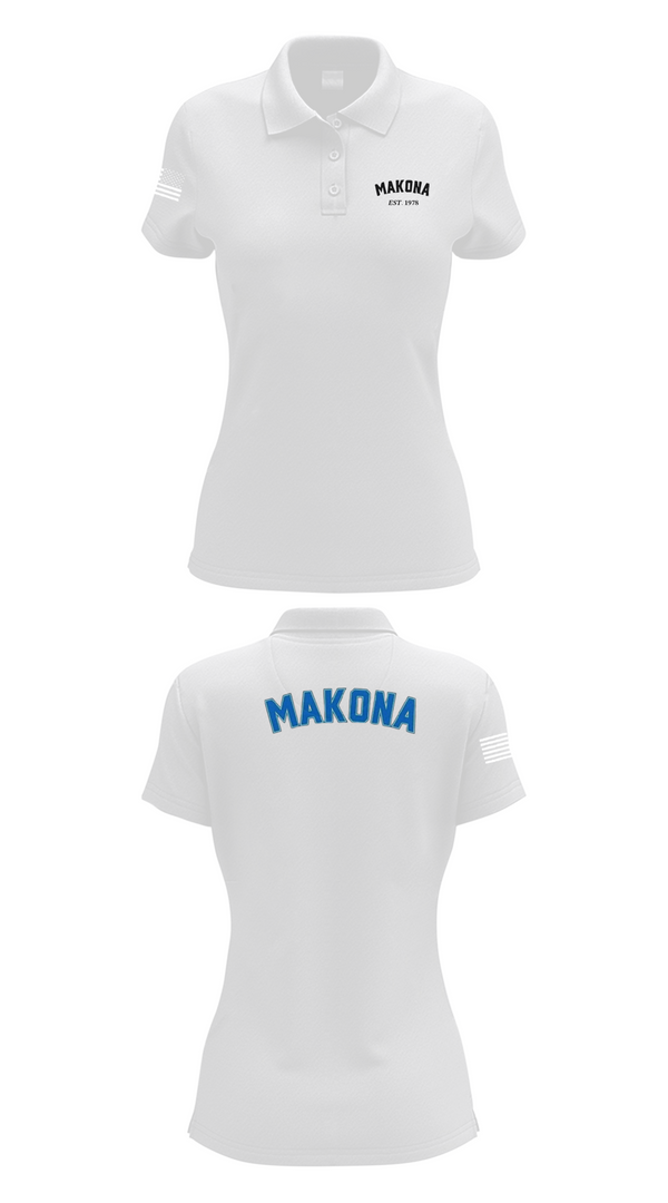 Womens Short Sleeve Performance Polo, MKA, E-Sports, Teamtime, Team time, sublimation, custom sports apparel, team uniforms, spirit wear, spiritwear, sports uniforms, custom shirts, team store, custom team store, fundraiser sports, apparel fundraiser