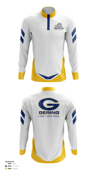 Quarter Zip Jacket, Gering High School Golf, Golf, Teamtime, Team time, sublimation, custom sports apparel, team uniforms, spirit wear, spiritwear, sports uniforms, custom shirts, team store, custom team store, fundraiser sports, apparel fundraiser