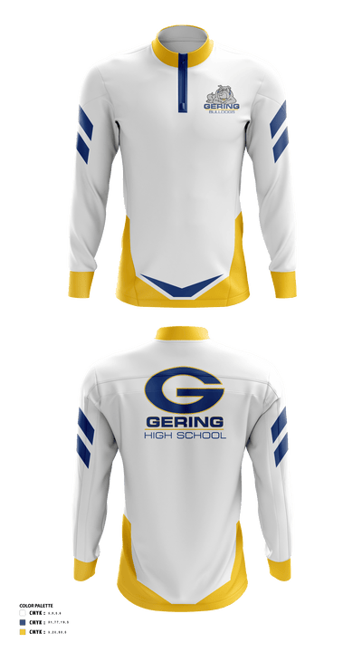 Gering High School Golf 72370370 Quarter Zip Jacket - 40