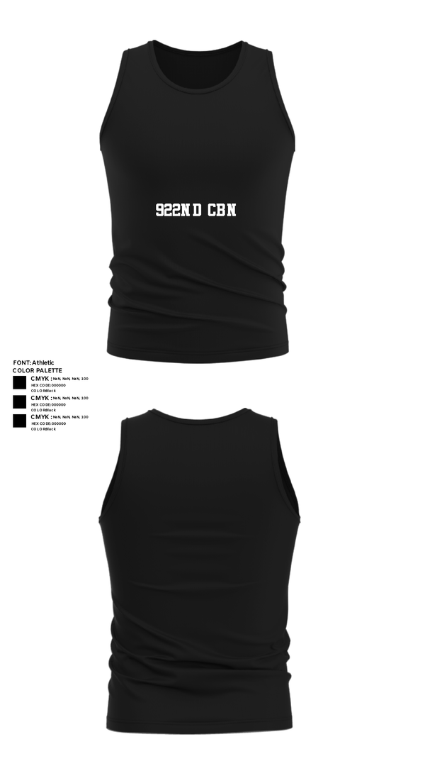 Tank Top, 922nd CBN, Army, Teamtime, Team time, sublimation, custom sports apparel, team uniforms, spirit wear, spiritwear, sports uniforms, custom shirts, team store, custom team store, fundraiser sports, apparel fundraiser
