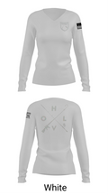 Hold The Line 93107237 Women's Long Sleeve V-neck Shirt - 16