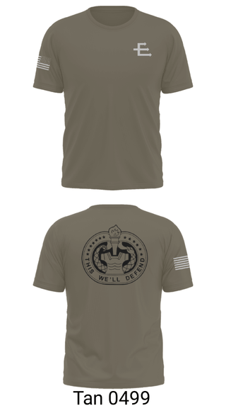 Short Sleeve Performance Shirt, E/701, Army, Teamtime, Team time, sublimation, custom sports apparel, team uniforms, spirit wear, spiritwear, sports uniforms, custom shirts, team store, custom team store, fundraiser sports, apparel fundraiser