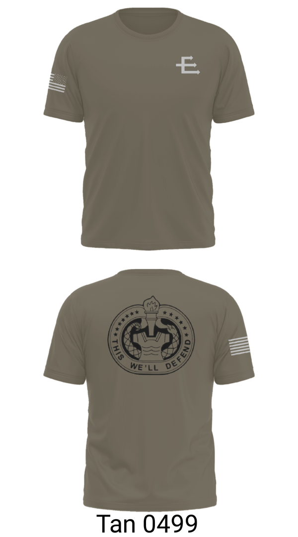 Short Sleeve Performance Shirt, E/701, Army, Teamtime, Team time, sublimation, custom sports apparel, team uniforms, spirit wear, spiritwear, sports uniforms, custom shirts, team store, custom team store, fundraiser sports, apparel fundraiser