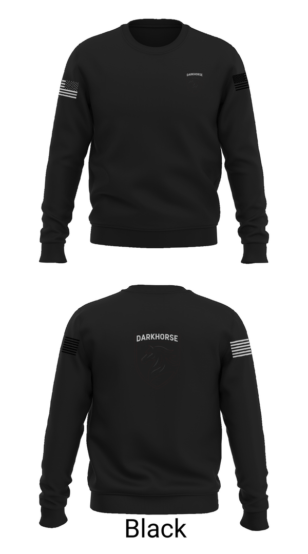 Crew Neck Sweatshirt, DARKHORSE, , Teamtime, Team time, sublimation, custom sports apparel, team uniforms, spirit wear, spiritwear, sports uniforms, custom shirts, team store, custom team store, fundraiser sports, apparel fundraiser