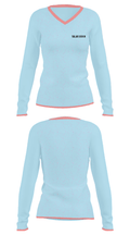 Salahuddin 42896524 Women's Long Sleeve V-neck Shirt - 33