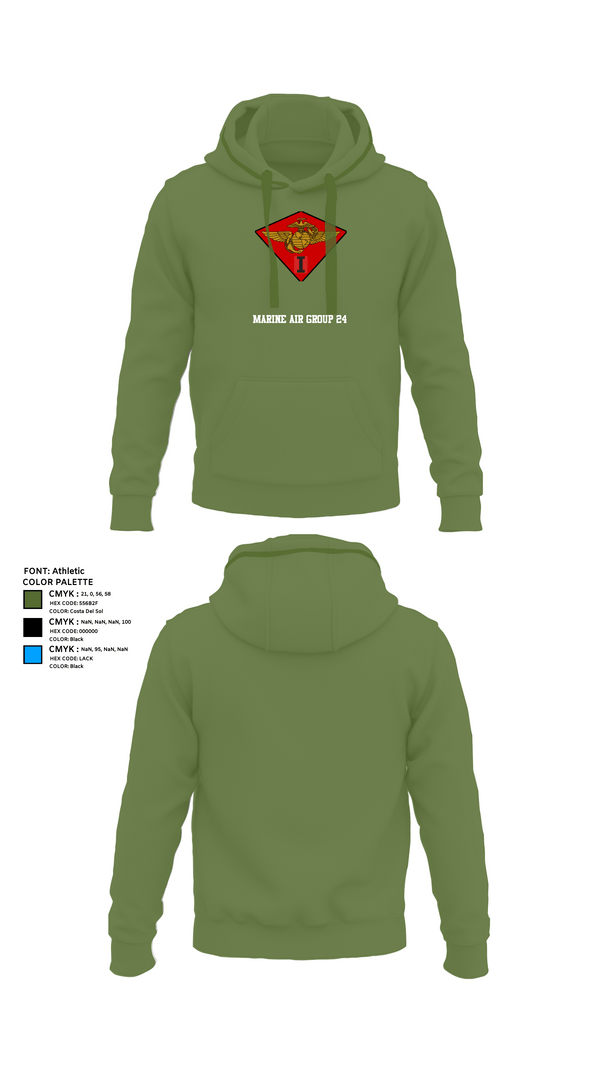 Hoodie, Marine Air Group 24, Marines, Teamtime, Team time, sublimation, custom sports apparel, team uniforms, spirit wear, spiritwear, sports uniforms, custom shirts, team store, custom team store, fundraiser sports, apparel fundraiser