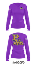 Prairie View A&M University Tennis 36400712 Women's Long Sleeve V-neck Shirt - 20