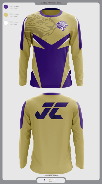 Jacksonville College Cross Country 48639105 Long Sleeve Performance Shirt - 2
